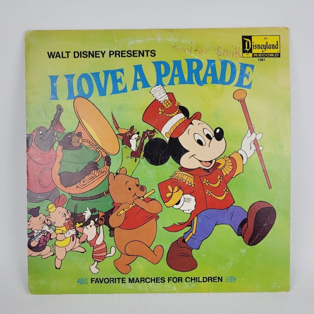Walt Disney Presents I Love A Parade 1974 1361 Vinyl 12'' Vintage